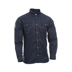 DRIFIRE TECGEN‎ Select FR Work Shirt, Flame Reistant Size 4x-T  Navy Blue